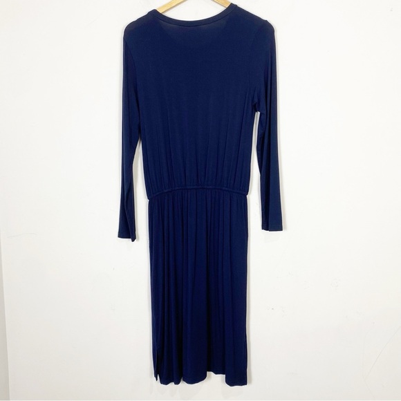 Simier Fariry Long Sleeve Stretch Dress Navy - Picture 9 of 9